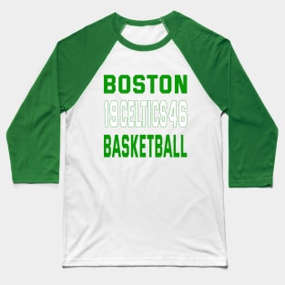 Boston basketball Classic Baseball T-Shirt